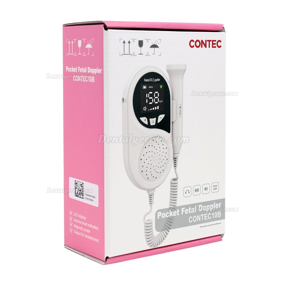 CONTEC 10B LED F&ouml;tus herzfrequenz-detektor / Herzschlag Ger&auml;t Baby